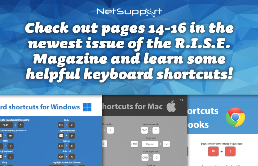 Check out our handy keyboard shortcuts guide!