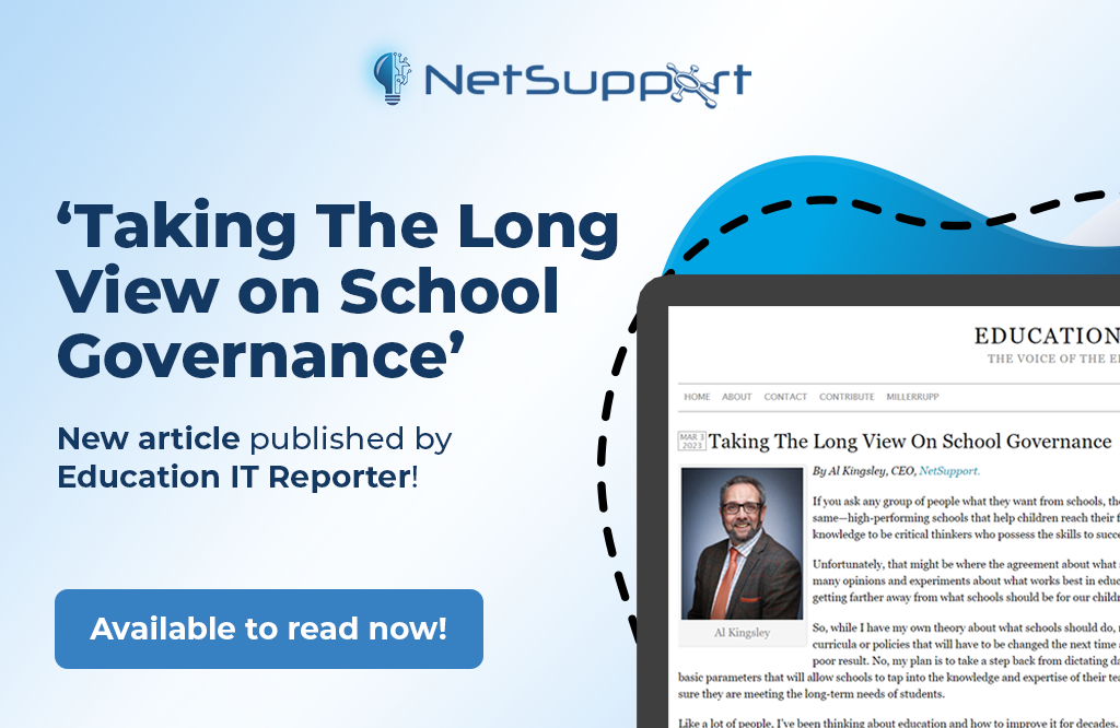 Taking the long view on school governance news image